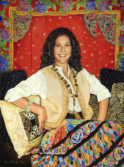 'Daniela' painted by Anne Bobroff-Hajal, Award-Winning portrait artist