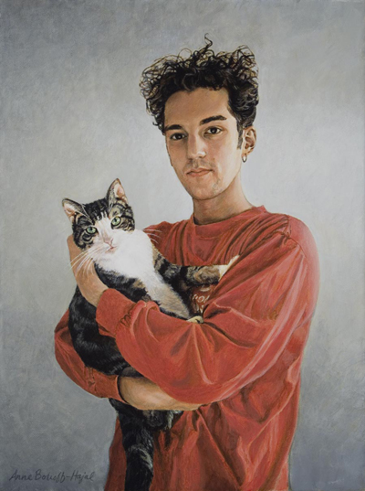 'Peter' painted by Anne Bobroff-Hajal, Award-Winning portrait artist